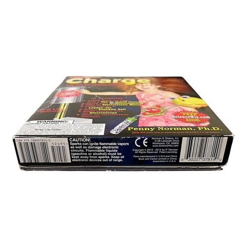 Science Wiz Charge Science Kit Static Electricity Experiments Norman Open Box - Picture 6 of 13