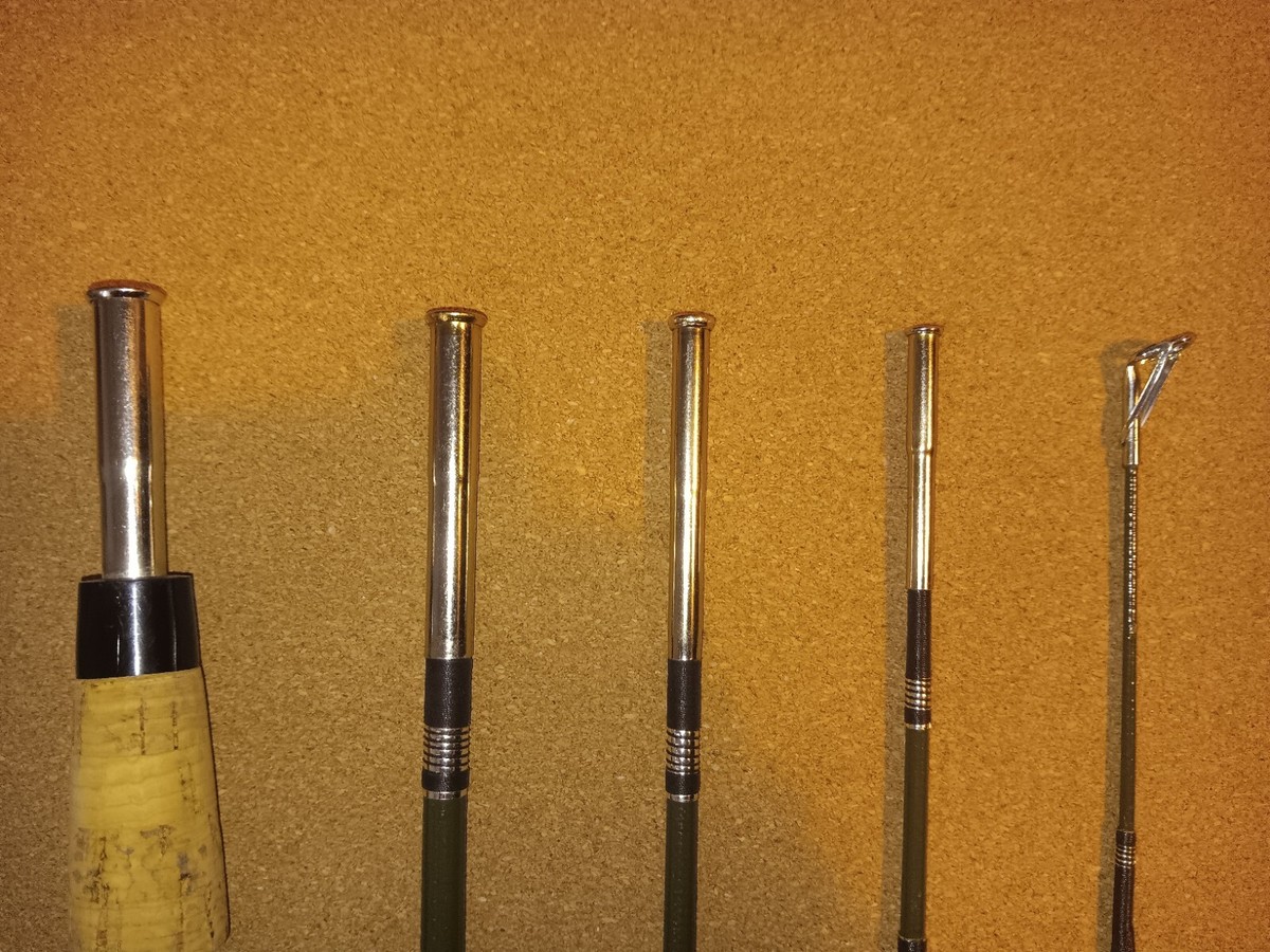 Vintage Made In U.S.A. Johnny Walker Fishing Rod Tubular Glass 5