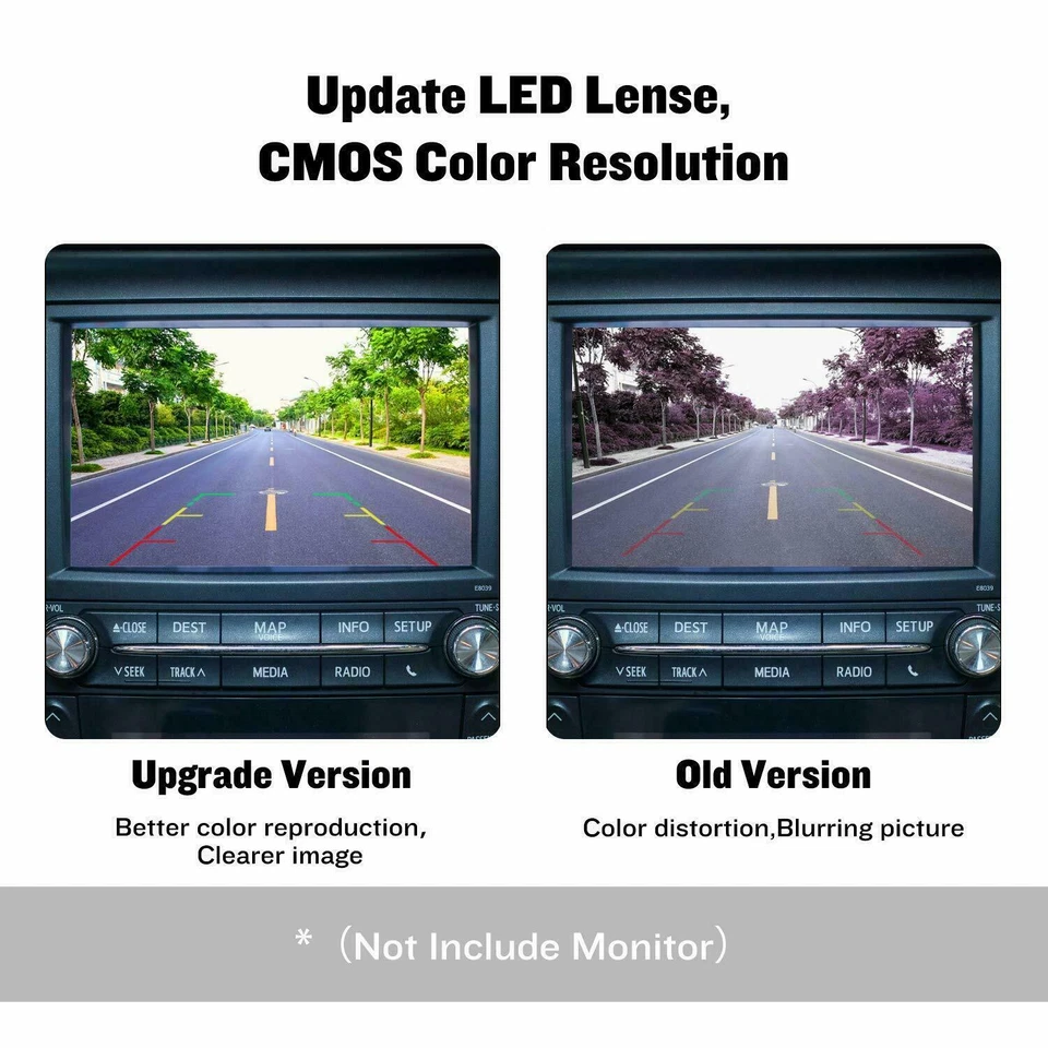 New Rear View Camera Backup License Plate Night for Sony XAV-AX1000 XAVAX1000 - Image 3 of 4