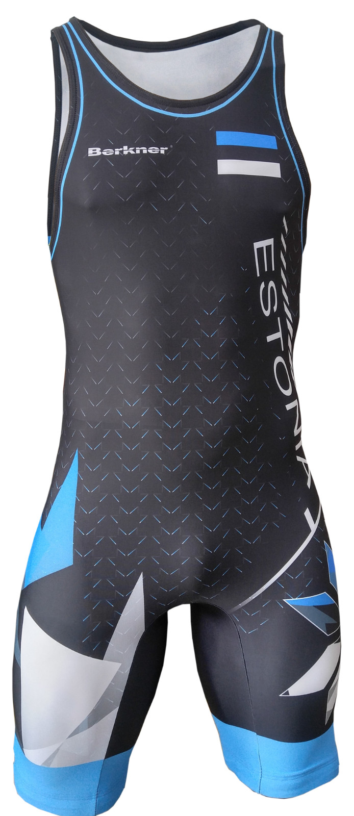 Мужская майка для рестлинга в ЭСТОНИИ BERKNER Wrestler Jersey Представитель UWW