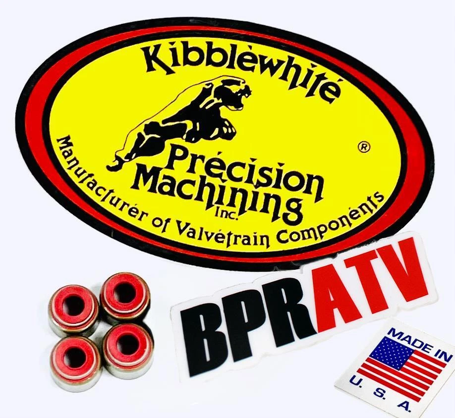 Juego de 4 cuatro sellos de vástago de válvula Viton Kibblewhite Suzuki DR250 DR350 DR 250 350 Foto 3 de 4