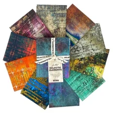 Fat Quarters - Tim Holtz Eclectic Elements Abandoned 2 Cotton Precuts M209.26