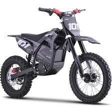MotoTec 60v Pro Electric Dirt Bike 2000w Lithium (HP115E) Kids Age 13+ - Grey