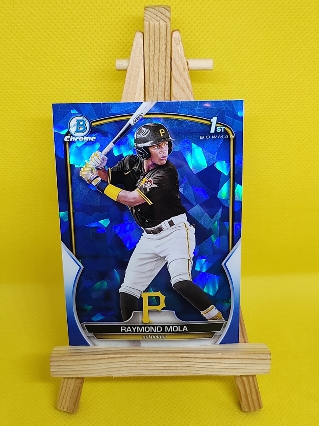 2023 1st Bowman Chrome Raymond Mola Sapphire #BCP198- Pittsburgh Pirates