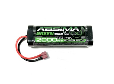 Absima Greenhorn NiMH Stick Pack 7.2V 3000 (T-Plug + Tamiya Adapter