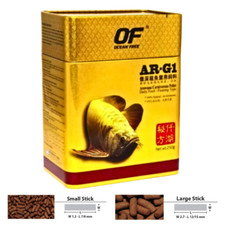 Fish Food Arowana Carnivorous OF Ocean Free AR-G1 Floating Pellet Aquarium 250g