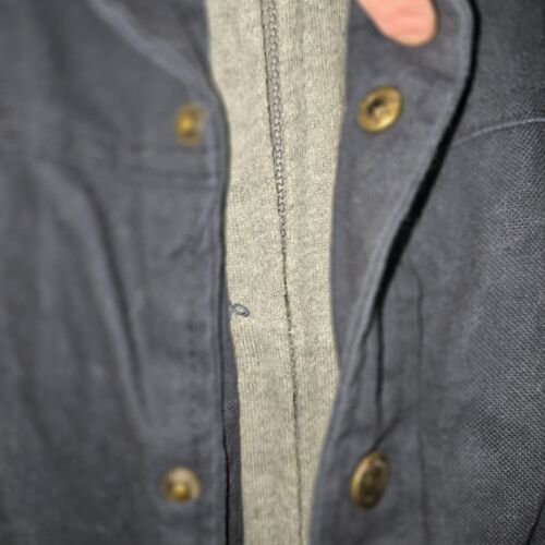Wrangler Jacket Mens XL Y2K Full Zip Quilt Lined Black VGC Cool Hipster Outdoors - Picture 5 of 8