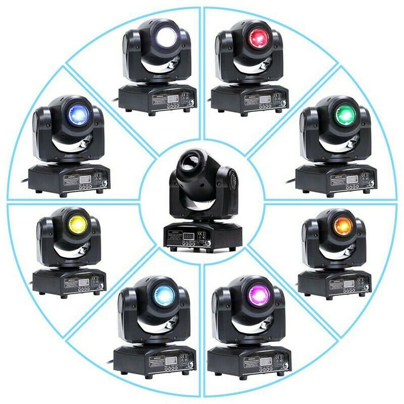 120W LED Moving Head Light RGBW Gobo Beam Stage DJ Light Disco DMX Spot Lighting