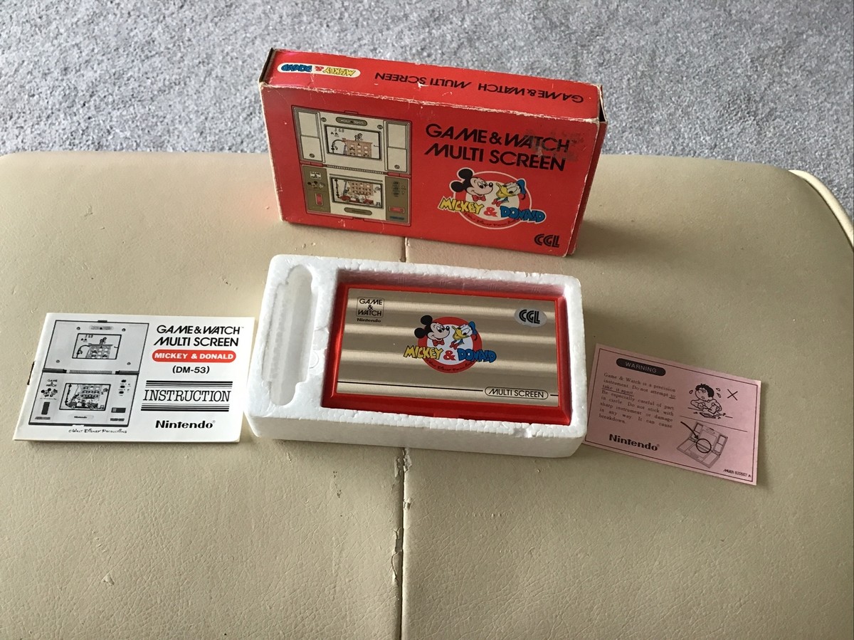 Game&WATCH マルチスクリーンMickey & Donald DM-53 Nintendo Game