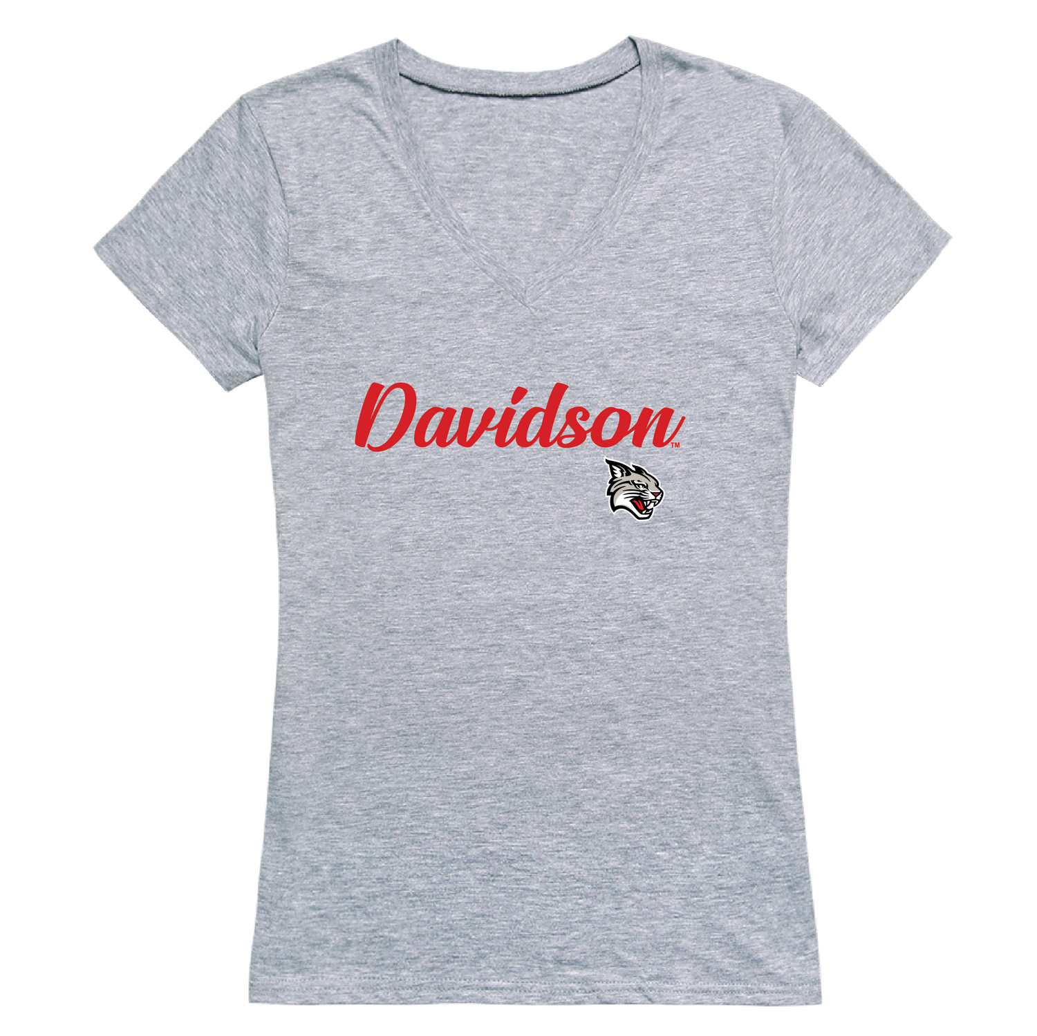 Davidson College Wildcats NCAA Women's Script Tee T-Shirt
