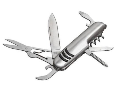 8-1 Multi Use Tool Knife, Scissors,Can Opener, Bottle Opener, Nail File