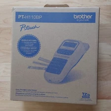 Brother P-Touch PT-H110BP Portable Label Maker 3 Label Tapes  1 sample tape READ