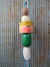 5 Old Fish Net Floats 23 Inches Long Fishing Buoys Bouys Tiki Hut Bar  -(SF689)