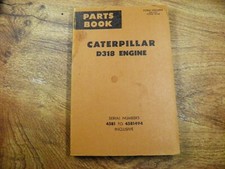 CAT Caterpillar D318 ENGINE PARTS CATALOG MANUAL 45B1-1494