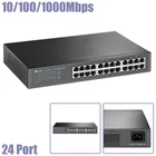 24-Port 10/100/1000Mbps Network LAN Ethernet Gigabit Desktop Switch RJ-45 Laptop