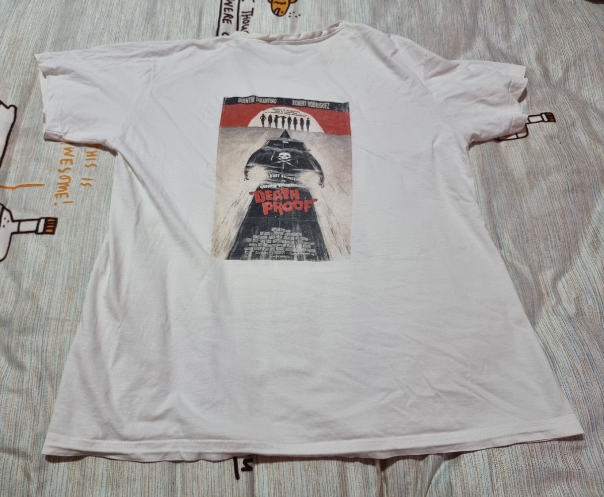 Vtg Planet Terror Death Proof Grindhouse Tarantino T Shirt Size L 