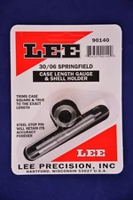 Lee 90140 Case Length Gauge & Shell Holder 30/06 Springfield 7.62x63 Nato #90140