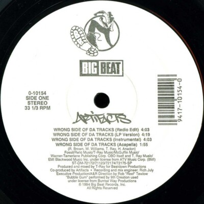 Artifacts / Wrong Side Of Da Tracks 12