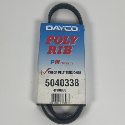 Dayco 5040338 Serpentine Belt V Belt Drive Belt Automotive Fits Multiple Models