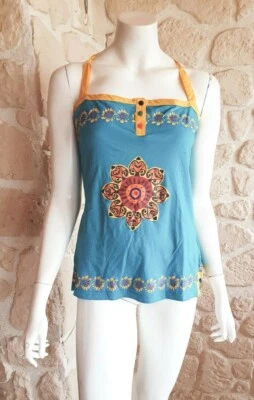 Débardeur turquoise neuf taille S/M marque Coline (or2) - Photo 1/4