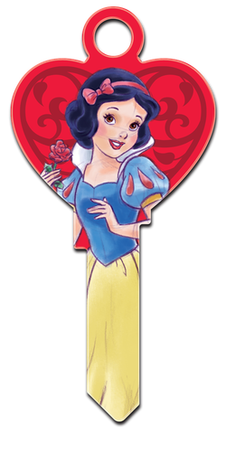 CUTE SNOW WHITE Classic Designer House Key Blank for Kwikset KW1 KW10 KW11 - Picture 3 of 3