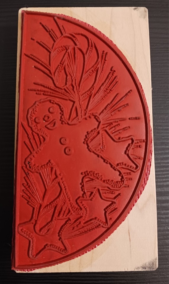 Gingerbread Rubber Stamp Toomuchfun Kate Damell Christmas Recipe