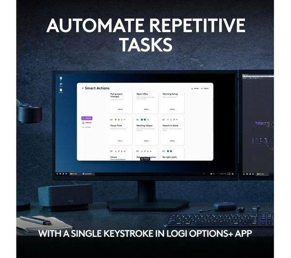Logitech MX Keys S Wireless Rechargeable US Layout Keyboard Refurbished - Image 4 of 4