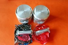 TRIUMPH 650 6T T/BIRD 71mm STD PISTONS & RINGS SET 7:1 COMPRESSION 70-2891