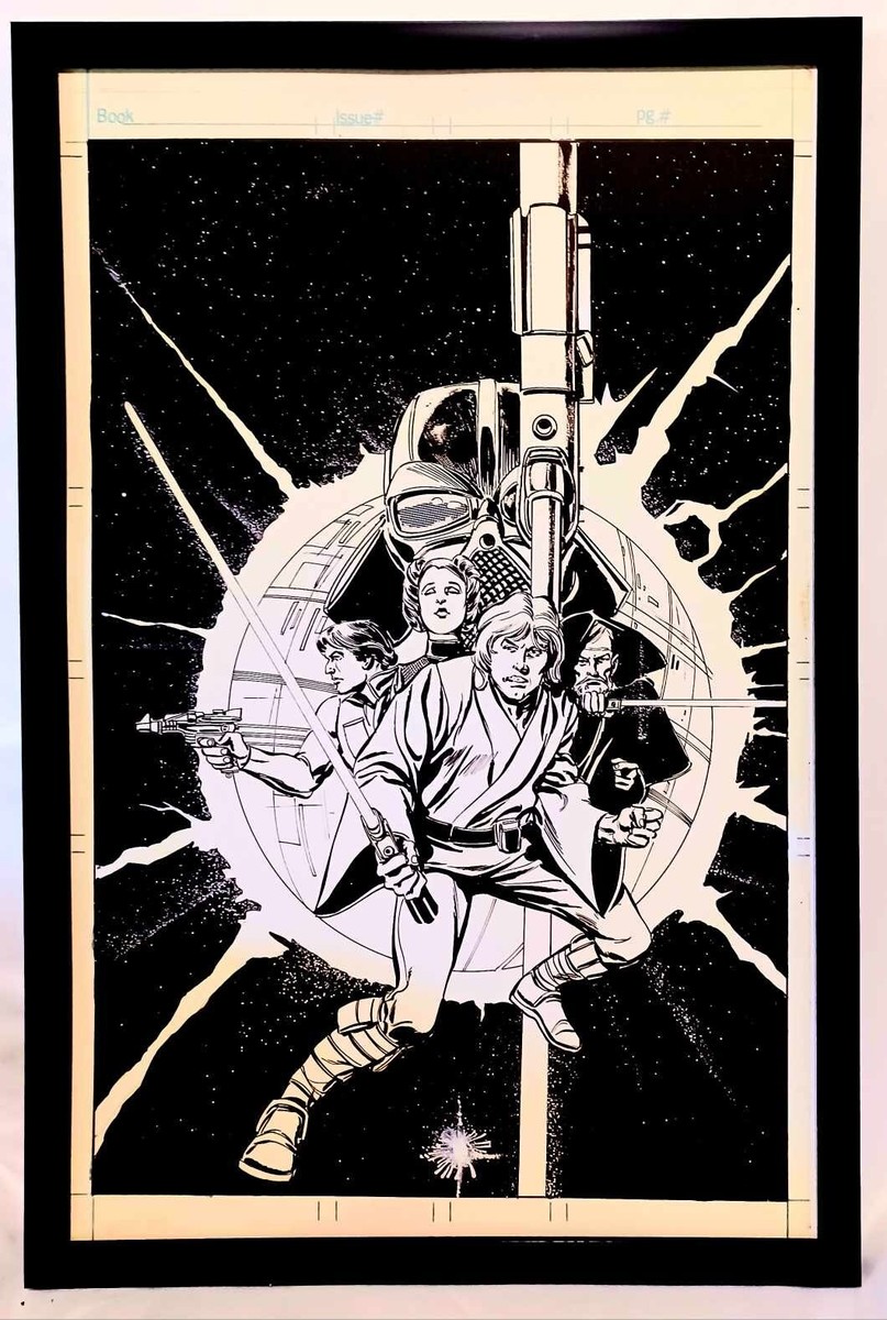 Star Wars #1 by Howard Chaykin 11x17 FRAMED Original Art Poster