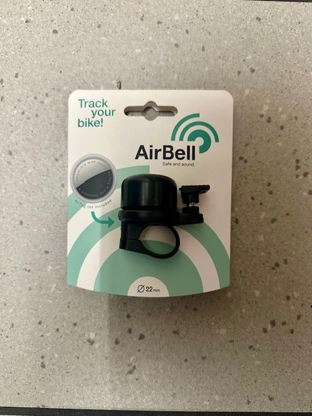 Original Airbell-Fahrradklingel Mit Airtag-Fach, 22.2Mm. Bike-Diebstahlsicherung-image