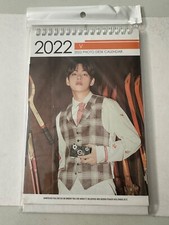V K-Pop BTS Photo Desk CALENDAR  Sticker SEALED - 2022/23 