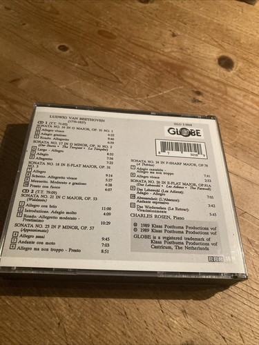 CDs Charles Rosen/ The Great Middle Period Sonatas/ Beethoven- 07560 - Foto 2 di 3
