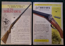 FUSIL ROBUST IDEAL 4 pages chasse   publicité 1961