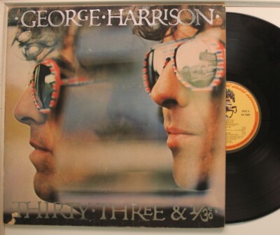 George Harrison Lp Thirty Three & 1/3 On Dark Horse - Vg+ / Vg+ To Vg++