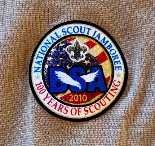 BSA 2010 National Jamboree Mens Polo Shirt - SIZE L - Boy Scouts authentic - Picture 2 of 6