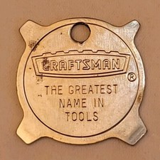Sears Craftsman 4-Way Pocket Screwdriver Keychain Made In USA Key Chain Vtg