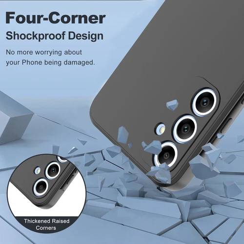 For Samsung Galaxy A05 A15 A25 A55 5G Silicone TPU Soft Phone Case Tempered film - Picture 29 of 47