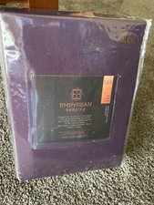 Empyrean 21  Ultra Soft Fitted Sheet W/Corner Straps, Cal King-Eggplant