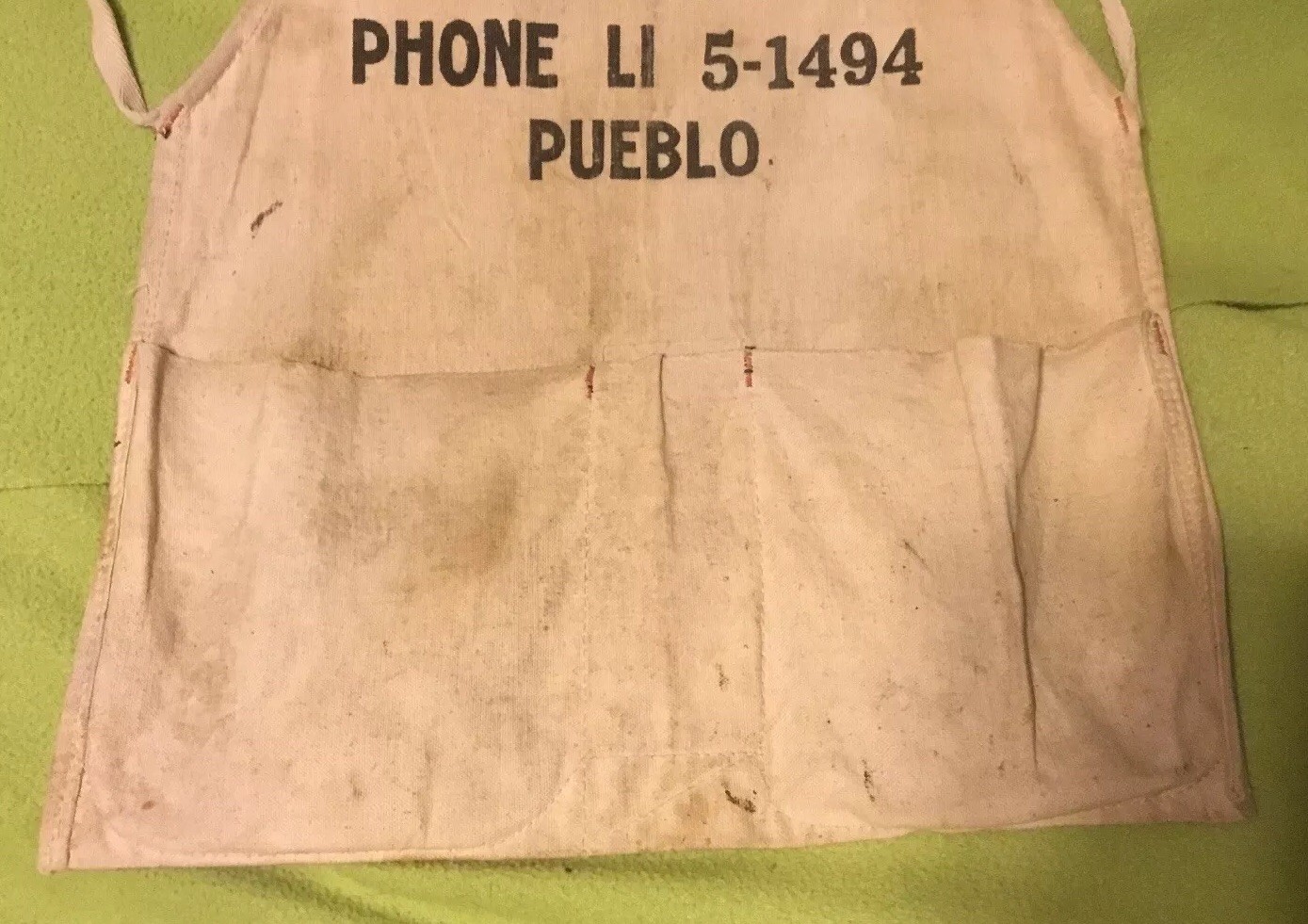 Vintage Lumber yard Apron KING LUMBER CO Pueblo, Colorado eBay