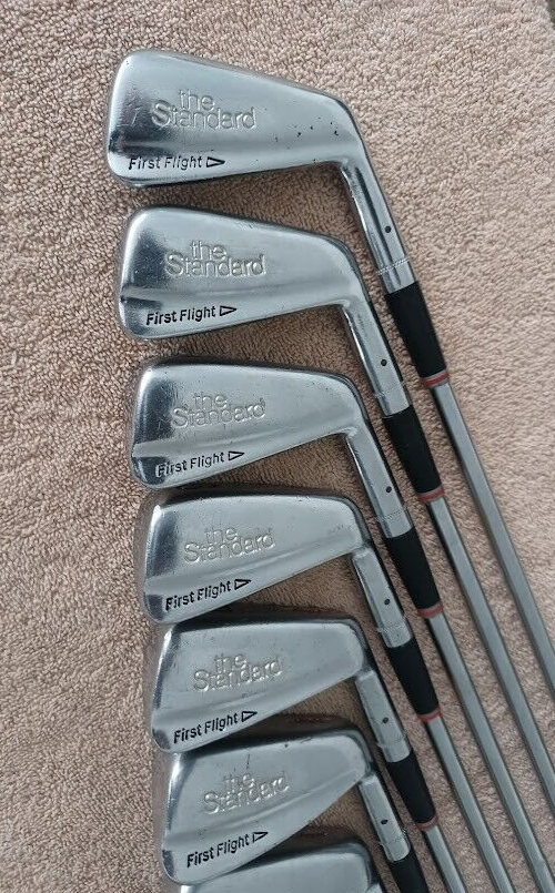 TZ GOLF - VINTAGE RARE First Flight The Standard 3-PW FORGED Iron