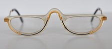 Cazal Vintage Eyeglasses - NOS - Model 641 - Col. 672 - Gold  Black Transp