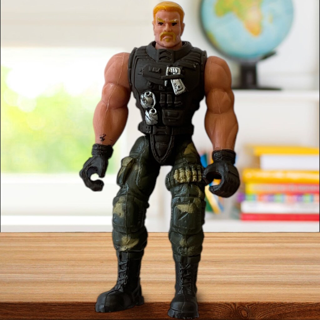 Toy Special Forces Army Combat Swat Soldier no gun Action Figure 3.75 in tall