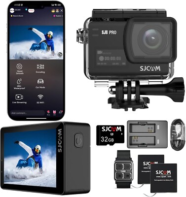 SJCAM SJ8 Pro 4K 60fps Action Camera WIFI Remote Control Waterproof Sports DV