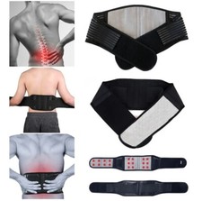 Magnetic Self Heating Belt Back Support Brace Lumbar Lower Waist Pain Relief