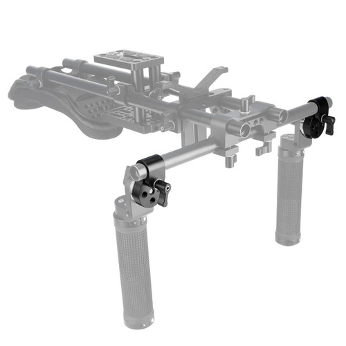 NICEYRIG 15mm Rod Clamp with Arri Rosette & M6 Screw for Shoulder Rig Rod System - Picture 5 of 8