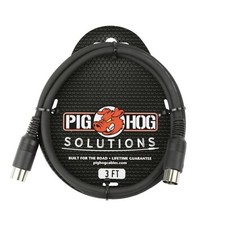 Pig Hog "Tartan Plaid" Vintage Woven Instrument Cable - 10 FT Right Angle