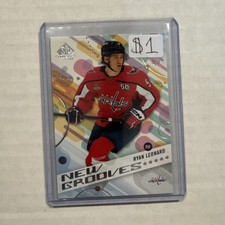 Upper Deck SP Game Used New Grooves #NG-12 Ryan Leonard Capitals NHL 2025-26