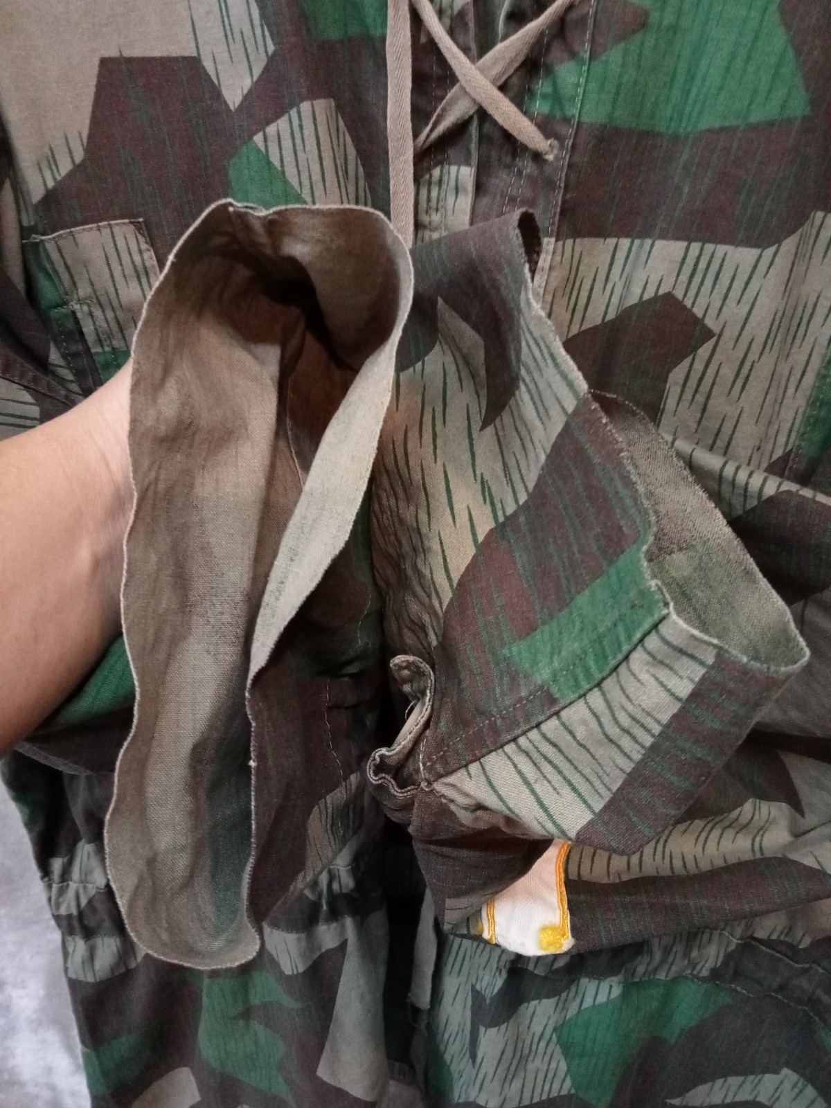 MIL-TEC WWII GERMAN HEER ARMY SPLINTER CAMO REVERSIBLE FIELD SMOCK#11