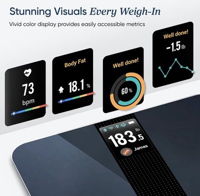 Etekcity FSA&HSA Eligible Smart Scale for Body Weight Fat, Digital Weighing