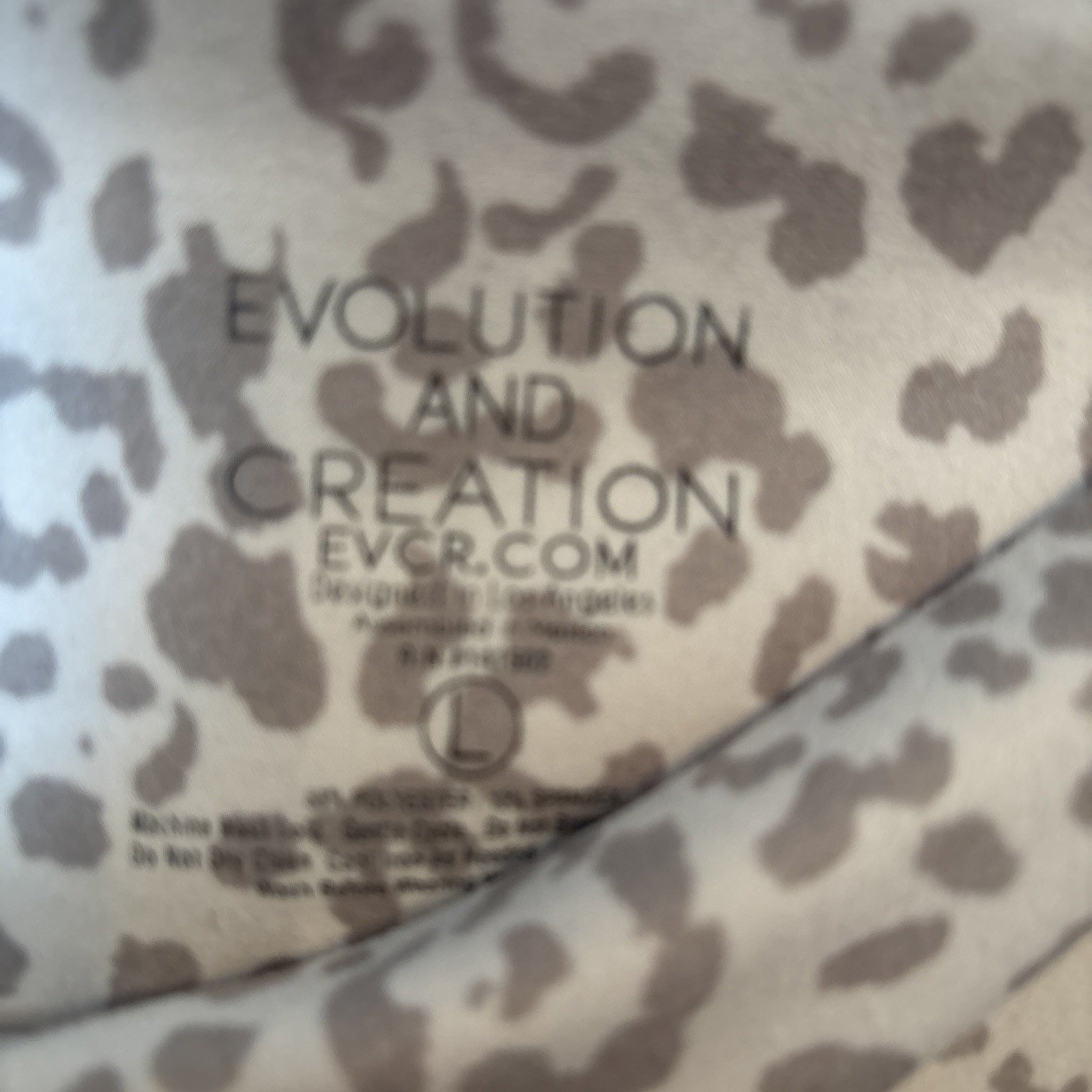 Evolution And Creation Leopard Print  Leggings Sz… - image 3